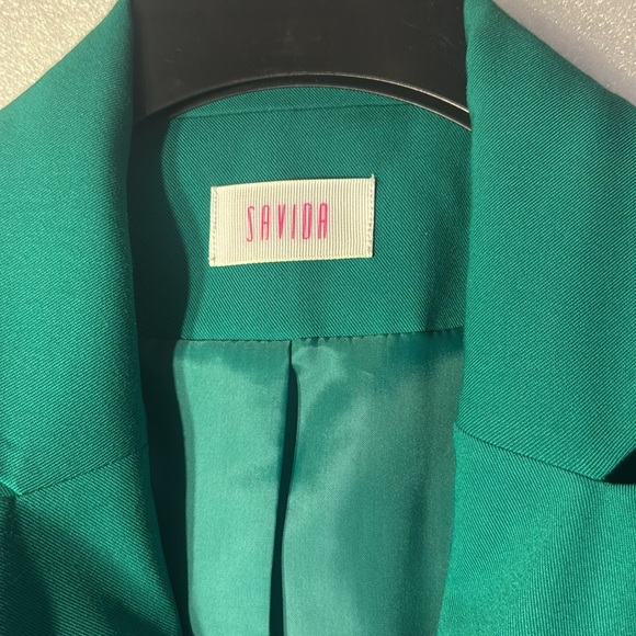 SAVIDA Green Blazer Large. - Picture 4 of 9